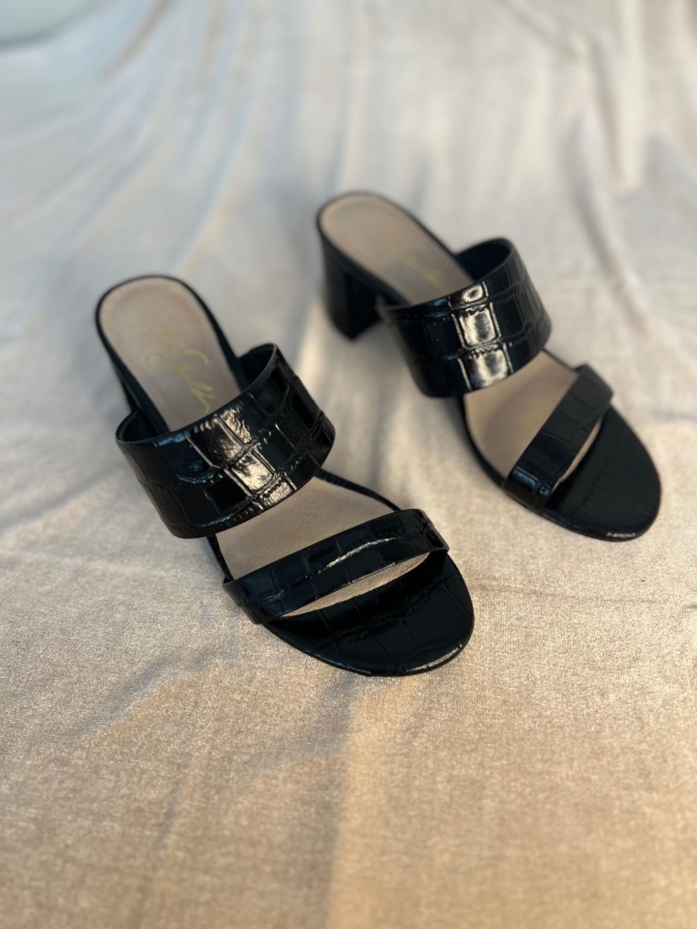 Croco look dress sandal - Picture 3 of 4